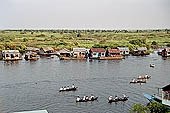 Tonle Sap - Prek Toal floating village - floating houses